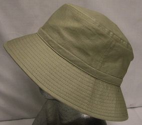 綿麻オックスの帽子の製作例１